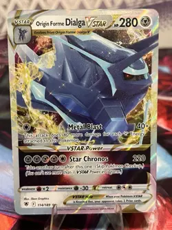 Pokemon TCG Origin Forme Dialga VSTAR 114/189 Astral Radiance - Image 1
