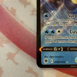 Pokemon Astral Radiance 49/189 Ultra Rare Holo Galarian Mr. Rime V NM-Mint - Image 4