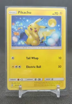 2019 Pokemon Unified Minds Pikachu Common 56/236 - Image 1