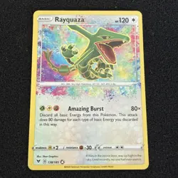 Pokemon - Rayquaza 138/185 - Vivid Voltage - Amazing Rare - Near Mint - Image 1