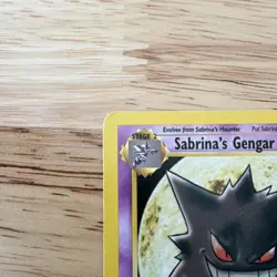 Pokemon Sabrina's Gengar 29/132 Gym Challenge non hollow Stage 2 90 HP (EN) - Image 3