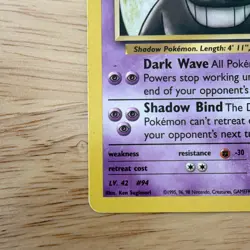 Pokemon Sabrina's Gengar 29/132 Gym Challenge non hollow Stage 2 90 HP (EN) - Image 4