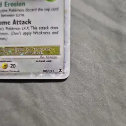 Pokemon Flygon LV.X 105/111 Rising Rivals Ultra Rare Holo EN 2009 140HP - Image 5