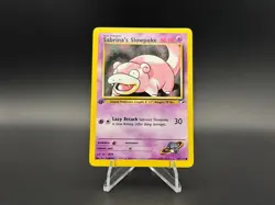 Sabrina's Slowpoke 95/132 1st Edition | Gym Heroes Pokemon Vintage WOTC - LP - Image 1