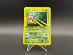 Sabrina's Venonat 96/132 1st Edition | Gym Heroes Pokemon Vintage WOTC - LP - Image 1