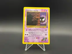 Sabrina's Gastly 96/132 | Gym Challenge Unlimited Pokemon Vintage - MP - Image 1