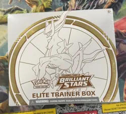 Pokemon TCG - Sword & Shield - Brilliant Stars Elite Trainer Box - New Sealed - Image 1