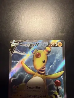 Pokemon Ampharos V Ultra Rare Full Art Holo 171/185 Vivid Voltage TCG - Image 2