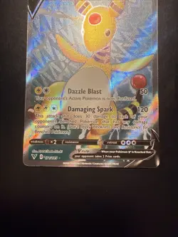 Pokemon Ampharos V Ultra Rare Full Art Holo 171/185 Vivid Voltage TCG - Image 3