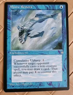 Mystic Remora Ice Age Regular NM Near Mint MTG - Image 1