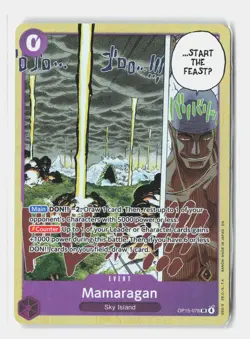 Mamaragan OP15-078 Super Rare Adventure on Kami's Island One Piece Foil NM - Image 1