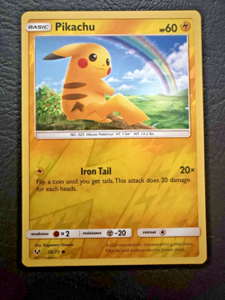 Pikachu (28/73) - Shining Legends Reverse Holo - Pokemon Card - Image 1
