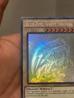 Blue-Eyes White Dragon Ghost Rare Card GFP2-EN175 1st Edition LP - Image 2