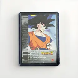 1998 Dragon Ball Z Gold Foil Pink Gown Bulma Card G9 JPP/AMADA - Image 2