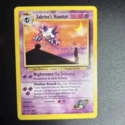 Sabrina's Haunter 55/132 - Gym Challenge Set - Pokemon Card - Lightly Played+ - Image 1