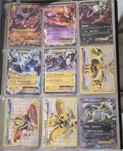 Pokemon TCG 9-Card EX/BREAK Holo Lot English Mewtwo Darkrai Aerodactyl - Image 1