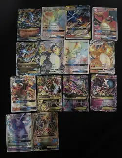 Pokemon TCG 14 Card Lot Holo GX VMAX EX All worth $1,000+ tested by many apps - Image 1