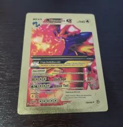 M Gyarados Ex Hp940 Gold Foil Pokemon Card 🔥Fan Art🔥 LP - Image 1