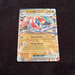 Greninja ex - 106/167 - Holo Double - Twilight Masquerade - Pokemon Card - NM - Image 1