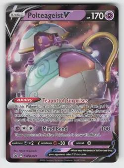 Polteageist V SWSH021 LP Holo SWSD SWSH: Sword & Shield Promo Cards TPO01 - Image 1