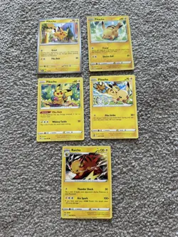 Pikachu Pokemon Card Bundle - Image 1