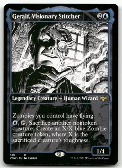 Geralf, Visionary Stitcher (Showcase) #319 (NM) Crimson Vow VOW Magic MTG - Image 1