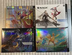 MTG Final Fantasy Gift Bundle + Chocobo Bundle + Omega + Bundle LOT - Image 1