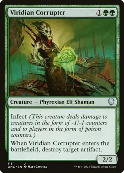MTG Viridian Corrupter ** Phyrexia: All Will Be One Commander ** English - Image 1