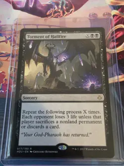 Torment Of Hailfire NM Hour Of Devastation HOU English Regular 77 / 199 - Image 1