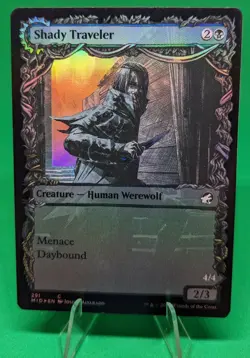 MTG Shady Traveler Stalking Predator Showcase Foil Innistrad: Midnight Hunt - Image 1