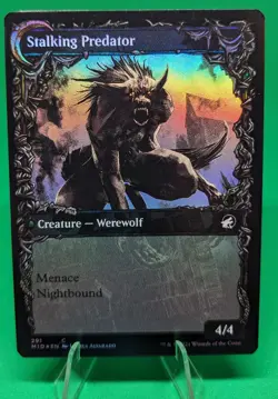 MTG Shady Traveler Stalking Predator Showcase Foil Innistrad: Midnight Hunt - Image 2