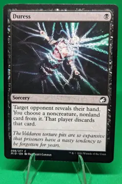 x4 Duress (MTG- Innistrad: Midnight Hunt) Near Mint Normal English Playset - Image 1