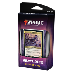 MTG Faerie Schemes Magic the Gathering SEALED Brawl Deck Throne of Eldraine 630509829798 - Image 1