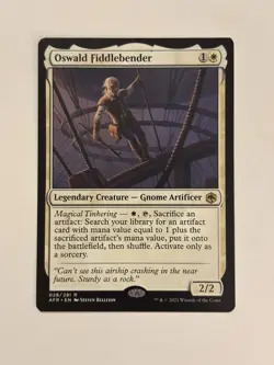 Oswald Fiddlebender Adventures in the Forgotten Realms Magic the Gathering MTG - Image 1