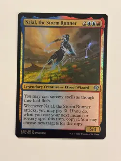 Najal, the Storm Runner Dominaria United Foil Magic the Gathering MTG - Image 1