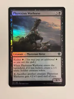 Phyrexian Warhorse Dominaria United Foil Magic the Gathering MTG - Image 1