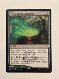 Pestilent Cauldron Strixhaven: School of Mages Magic the Gathering MTG - Image 1