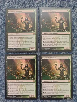 MAGIC THE GATHERING MTG: 4x DEATHRITE SHAMAN RETURN TO RAVNICA RARE EXCELLENT CN - Image 1