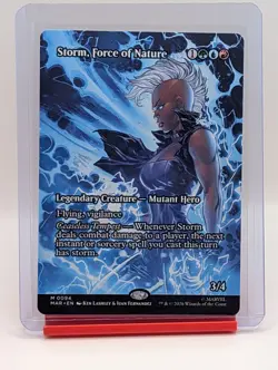 Storm, Force of Nature (Borderless) MTG Marvel Universe Eternal-Legal Regular - Image 1