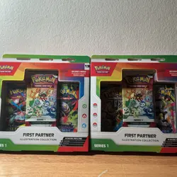 2 X Pokemon TCG First Partner Illustration Collection Series 1 - Image 2