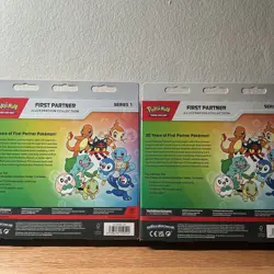 2 X Pokemon TCG First Partner Illustration Collection Series 1 - Image 3