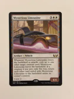 Mysterious Limousine Streets of New Capenna Magic the Gathering MTG - Image 1