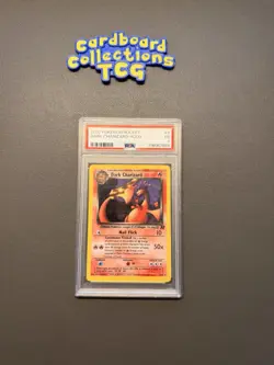 2000 Pokemon Rocket Dark Charizard Holo 4/82 PSA 1 - Image 1