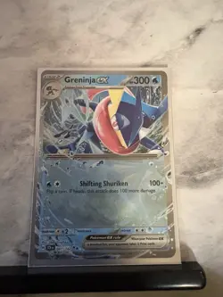 Pokemon TCG Holo Greninja EX Card 041/142 Stellar Crown - Image 1