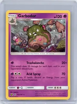 Garbodor 51/145 Rare Guardians Rising Pokemon Moderately Played holo - Image 1