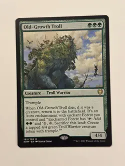 Old-Growth Troll Kaldheim Magic the Gathering MTG - Image 1