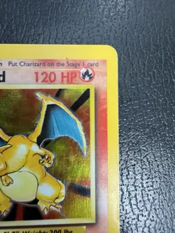 Pokemon Base Set Charizard Rare Holographic 1999 4/102 HTF Authentic - Ungraded - Image 4