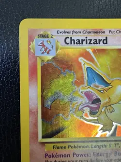 Pokemon Base Set Charizard Rare Holographic 1999 4/102 HTF Authentic - Ungraded - Image 5