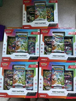 (5) Pokemon Trading Card Game: First Partner Illustration Collection Series 2 - Image 1