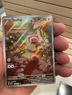 The Pokemon Company Stufful 154/132 Me01 Mega Evolution Rare Holo Basic 70 HP 2… - Image 3